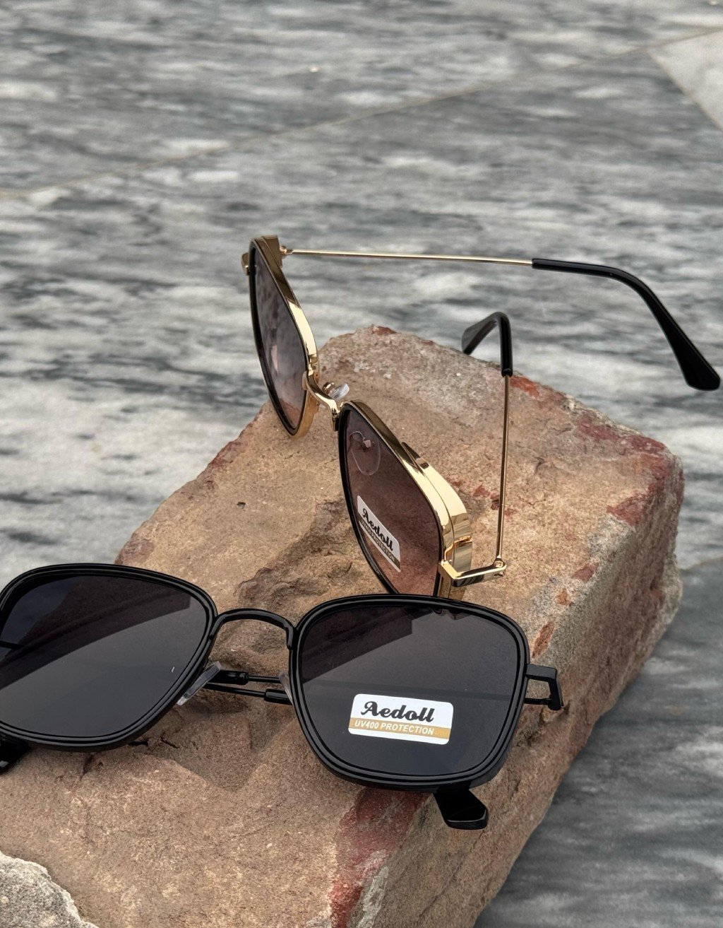 Square UV 400 Vintage Sunglasses