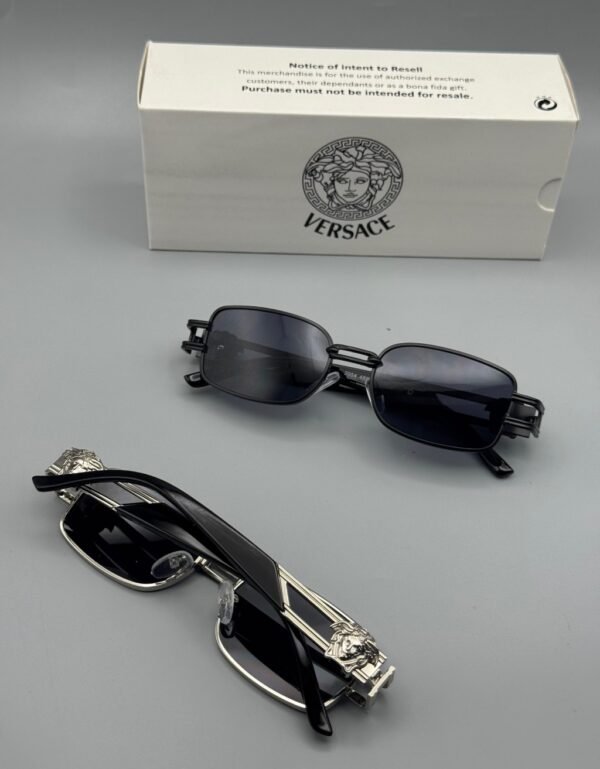 Versace Retro Rectangular Frames - Image 3