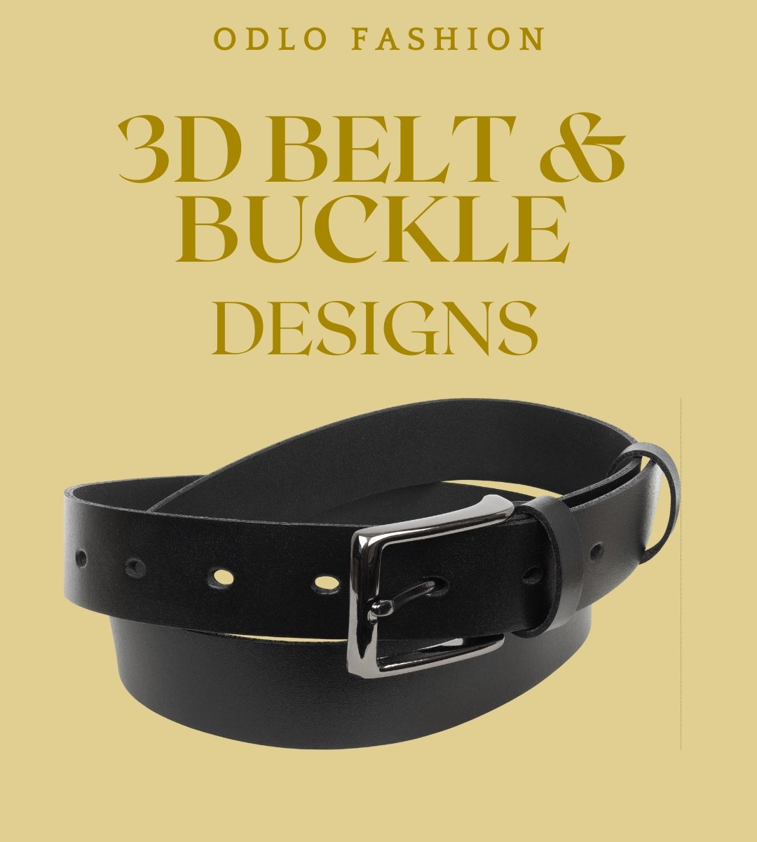3D Belt & Buckle Designs