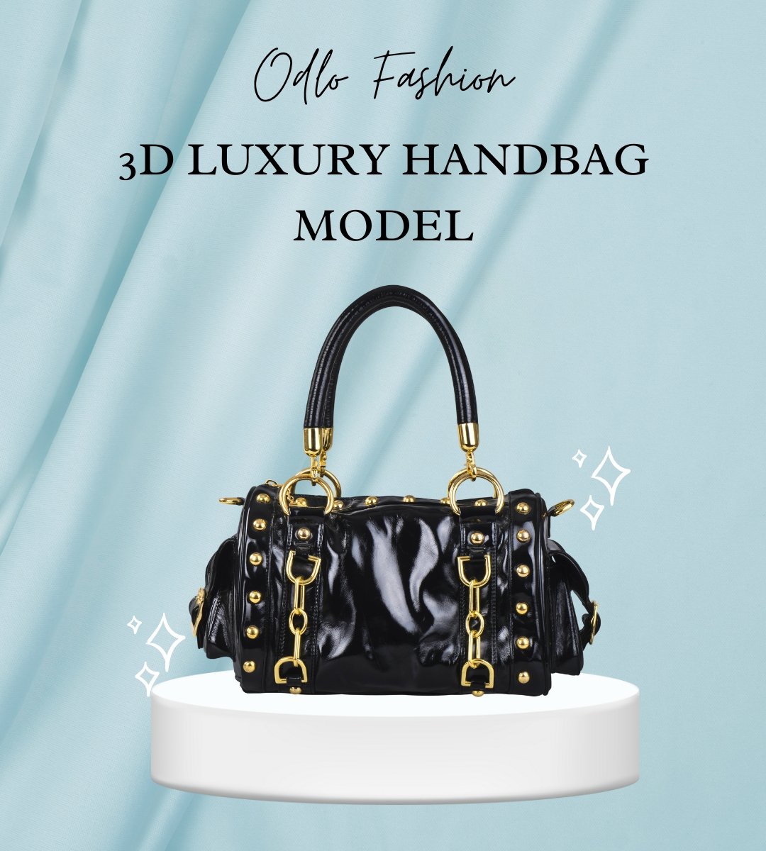3D Luxury Handbag Model