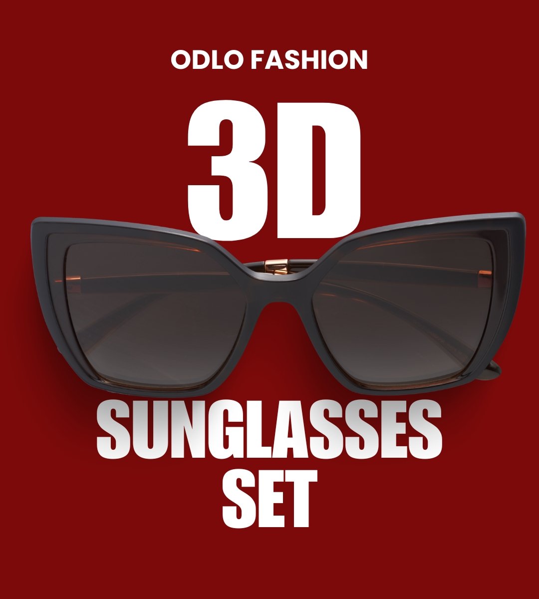 3D Sunglasses Set